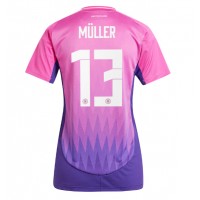 Nemecko Thomas Muller #13 Vonkajší Ženy futbalový dres ME 2024 Krátky Rukáv